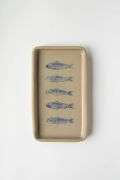 Blue Sardine Handmade Ceramic Tray