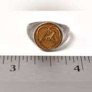 AI-Anon Ring in Sterling Silver.