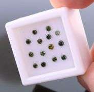 High fire! .55ct set of round brilliant cut Diamonds