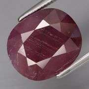 Deep violet red! 7.98ct untreated Winza Ruby! It's real!