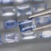Lightly saturated 3.03ct set of cobalt blue Sapphires!