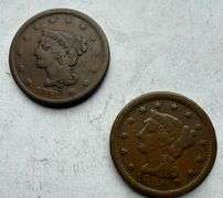 1841 &1850 Large Cents