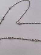 CERTIFIED 18K WHITE GOLD DIAMOND NECKLACE