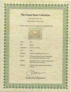 Erte "Repose" Estate Serigraph with Foil Stamping Framed