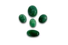 Burmese Jadeite Cabochons - Lot of 5