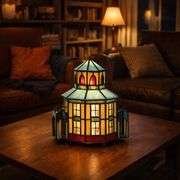 Tiffany Lighthouse Lamp Stained Glass