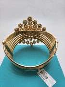 Investment! Fancy 14k Gold Diamond Marquise Bracelet