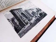 1882 History of France Antique Leather Book