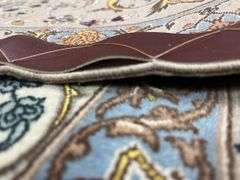 Handmade Fine Silk Persian Isfahan 7.11x5.2