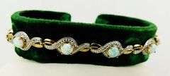 Sterling Vermeil Opal Bracelet