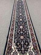 Hand Woven Tabriz Design Runner 2.5x12.1