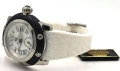 Glam Rock white dial stainless steel ladies watch