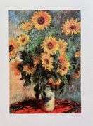 Estate Pencil Signed Vincent Van Gogh, Sunflowers