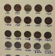Near Complete Mainly Uncirculated Lincoln Cents 1941- 1960