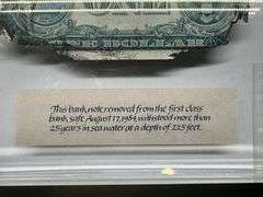 1935-E $1 Silver Certificate – S.S. Andrea Doria Shipwreck Recovery – PCGS Grade B – w/ Case & COA