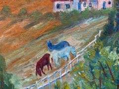 Calm And Peaceful Original By Manor Shadian Manor Shadian Horses in Pasture