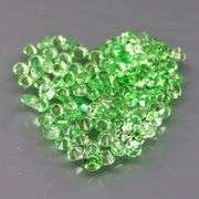 Rare collectors 3.16ct untreated spring green Tsavorite set!