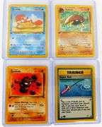 8 Pokémon 1999 1st Edition Trade Cards