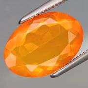 Vibrant top color 2.70ct bright orange Fire Opal