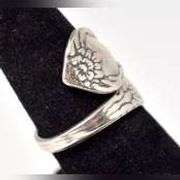 Spoon Wrap Ring in Sterling Silver.