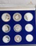 1984 National Bank Of Yugoslavia Olympic Silver Proof Coin Set