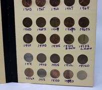 Near Complete Mainly Uncirculated Lincoln Cents 1941- 1960