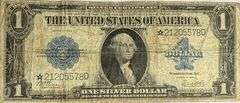 $1 Star Series of 1923 Silver Certificate.