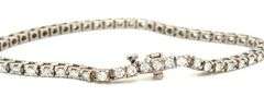 14kt White gold 2ctw diamond tennis bracelet
