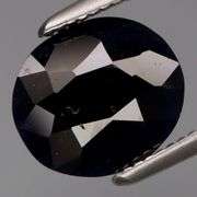 Real! Silky 2ct blue black Sapphire! Heated only!
