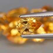 High fire 7.87ct 6x4mm real Brazilian Citrine set!