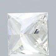 Very Fine Certified Princess Cut Lab Diamond - 2.07 Carats