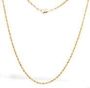 Popular, Practical 14K YG 18" Rope Necklace