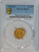 Basically Gem BU 1925-D $2.50 Indian Gold Piece