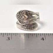 Spoon Wrap Ring in Sterling Silver.