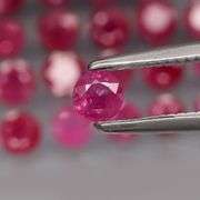 Amazing 5.50ct set of 30 Burmese Rubies! Heated only!