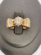 CERTIFIED BRAND NEW 14K YELLOW GOLD DIAMOND RING
