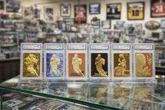 6 Kobe Bryant Rookie Gold Leaf Card Set Mint 10