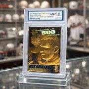 Alex Rodriguez 500 Home Runs 23KT Gold Sculpted Card