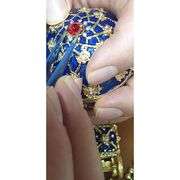 Fabergé-Style Empress Carriage Ornament Set