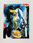 Collectible Pencil Numbered Pablo Picasso, The Artist