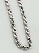 italian 925 Sterling Silver Solid 6MMRope Chain