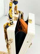 Novelty 3D Lady Face Acrylic CrossBody Hand Bag