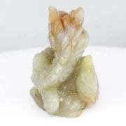 Intricately carved 61.55ct Dragon cut from pure Sapphire! Untreated!