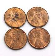 Four Red Brown BU 1930 Era Lincolns