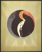 Erte  "L'amour" Signed Limited Edition Serigraph from "Four Emotions" Suite Framed