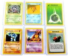 6 Pokémon 1999 Shadowless Cards
