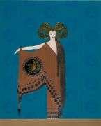 Erte "The Golden Fleece" Signed Limited Edition Serigraph with Foil Stamping