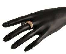 0.50ct Oval Ruby and 0.65ctw Diamond Frame Ring in 14K