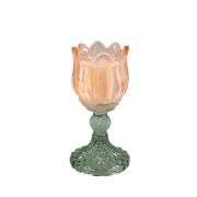 5.88" Wine Glass Candle Peony Cloud 2.9 oz