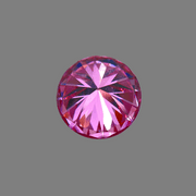 Huge 10 Ct Sparkling VVs1 Pink Lab Simulated Diamond Solitaire